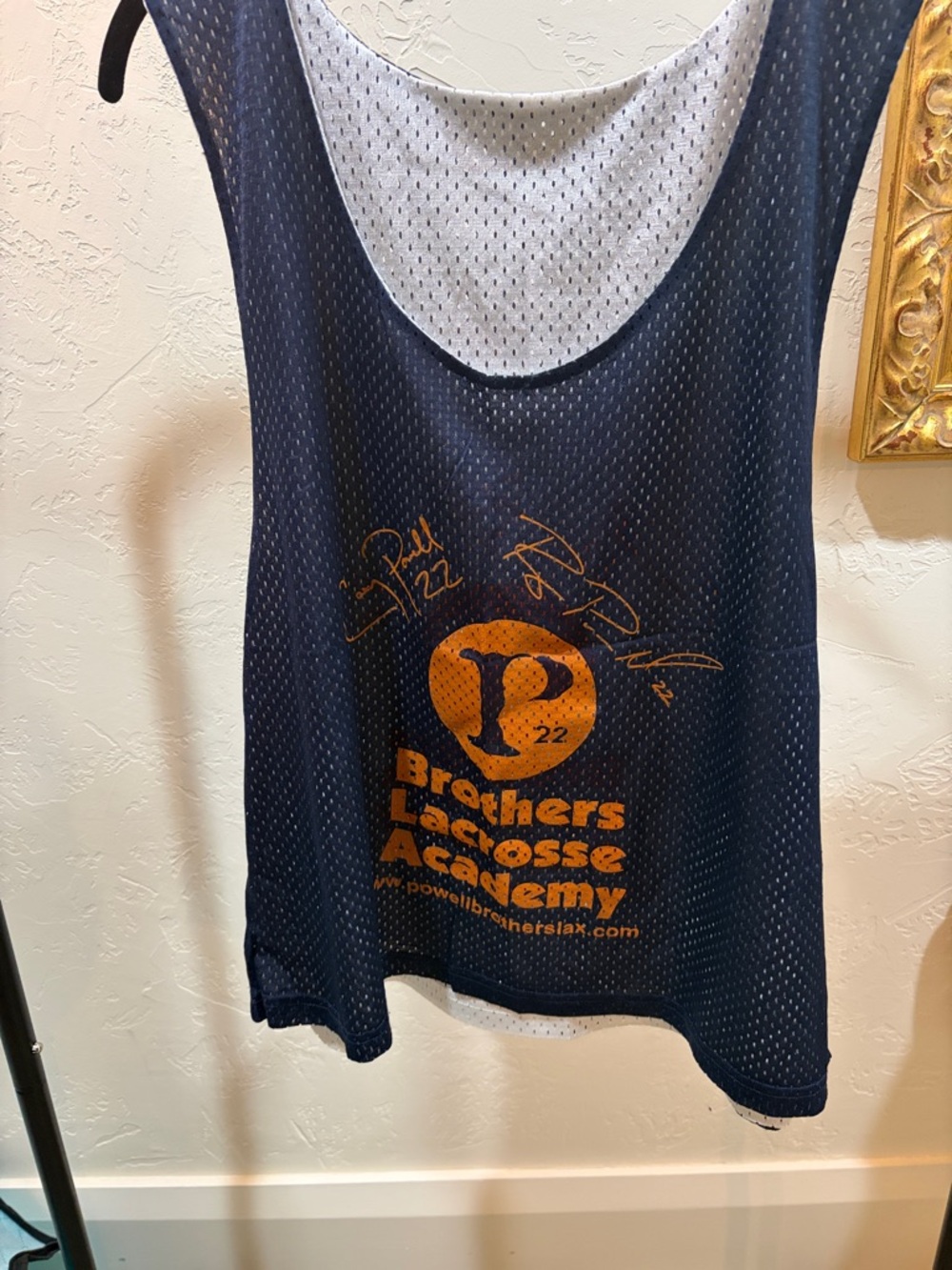 Powell Brothers Lacrosse Academy Navy Mesh Practice Jersey
